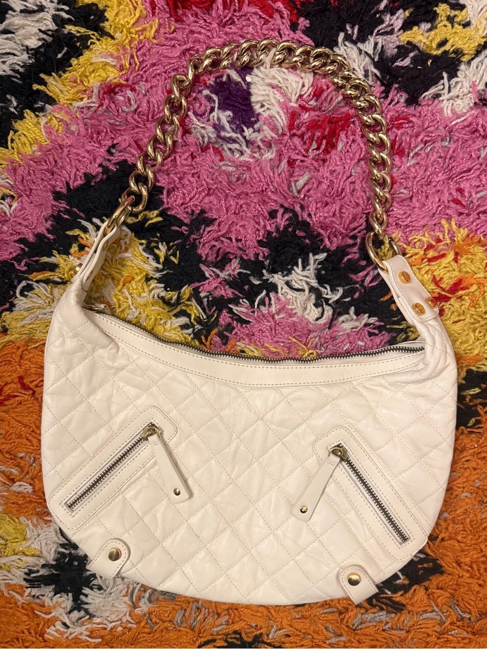 Tanner Quilted Leather Chain Shoulder Bag
